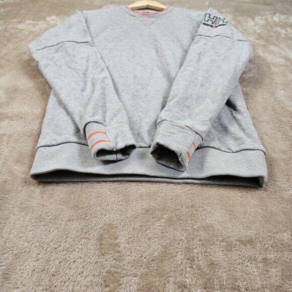 Helly Hansen HH Work Wear Sweatshirt Men's Size S Gray Crew Neck Pullover - Picture 8 of 10